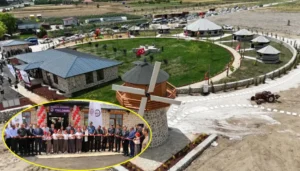 Kağılcık Ekolojik Teke Obası açılış töreni ve tesislerden görüntüler.