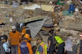 Venezuela'nın başkenti Karakas'ta deprem sonrası yıkım