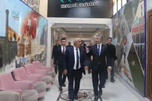 Bakan Yardımcısı Zafer Tarıkdaroğlu Aziziye'de termal tesisleri ve sosyal projeleri inceledi.