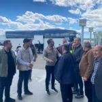 Ağrı Valisi Önder Bozkurt, Kurban Bayramı dönüşü Ağrı Otogarı'nda incelemelerde bulunuyor.
