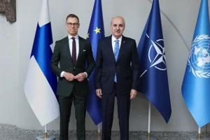 TBMM Başkanı Numan Kurtulmuş, Finlandiya Cumhurbaşkanı Alexander Stubb ile Helsinki'de bir araya geldi.