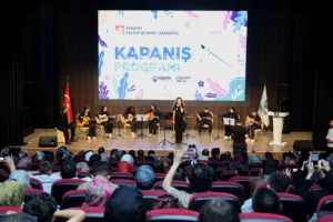 Karatay Kültür ve Sanat Akademisi bahar dönemi kapanış programından genel görünüm