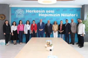 Nilüfer Belediyesi, Portekiz'in Castelo Branco heyetini ağırladı ve kardeş şehir iş birliği fırsatlarını görüştü.