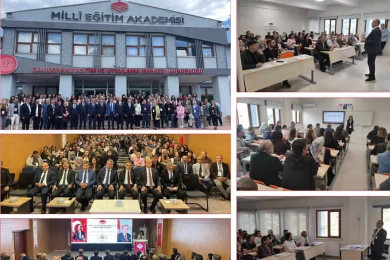 Milli Eğitim Akademisi tarafından verilen aile ve eğitim-eğitici eğitimi kursuna katılan öğretmenler