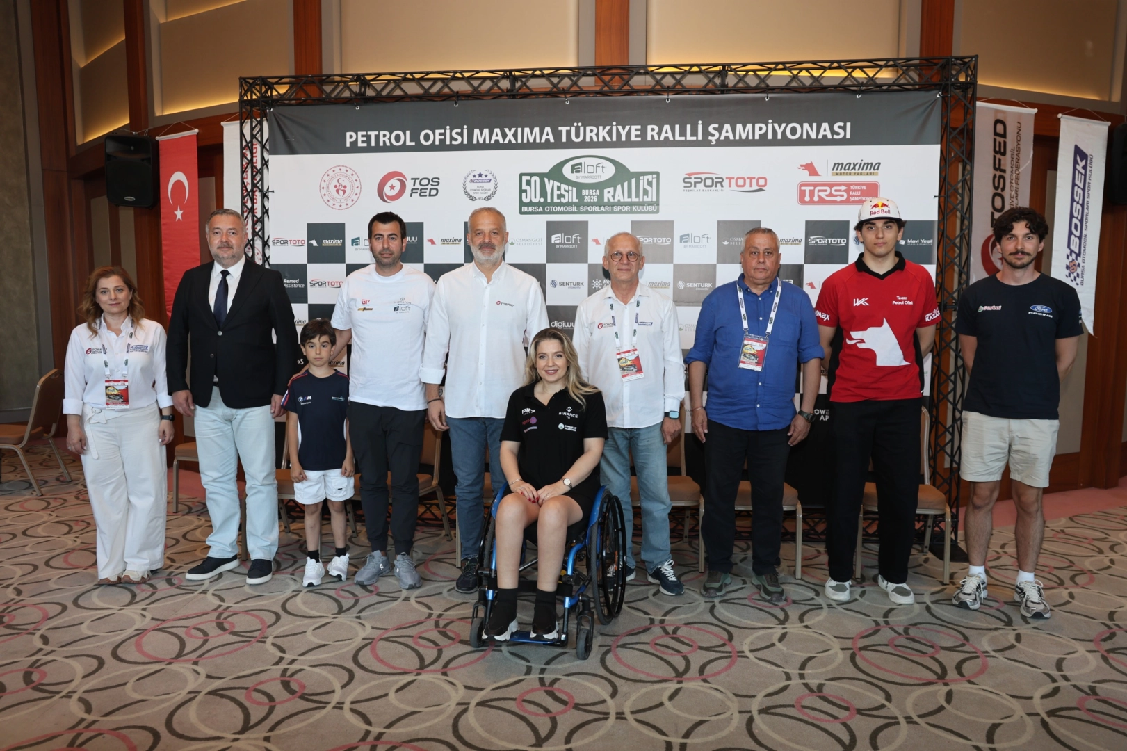 50. Yeşil Bursa Rallisi'nin başlangıç seremonisi ve yarış alanından görseller