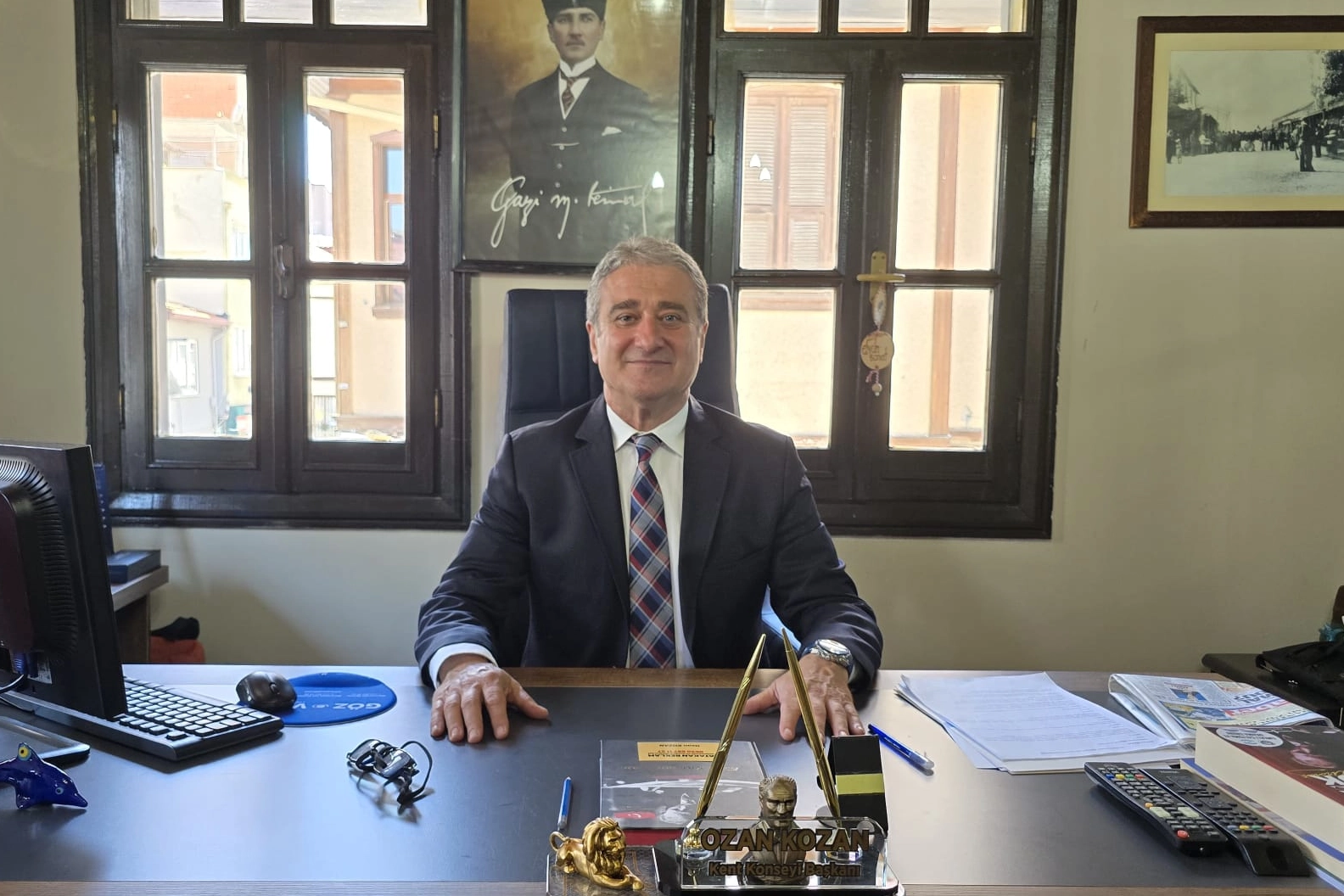 Mudanya Kent Konseyi Başkanı Ozan Kozan, yeniden adaylığını duyuruyor.