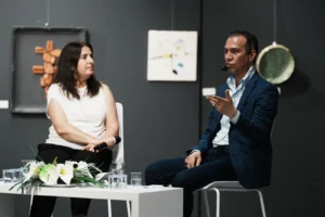 Ressam Karl Talip Kara Kocaeli'de sanatseverlerle bir araya geldi