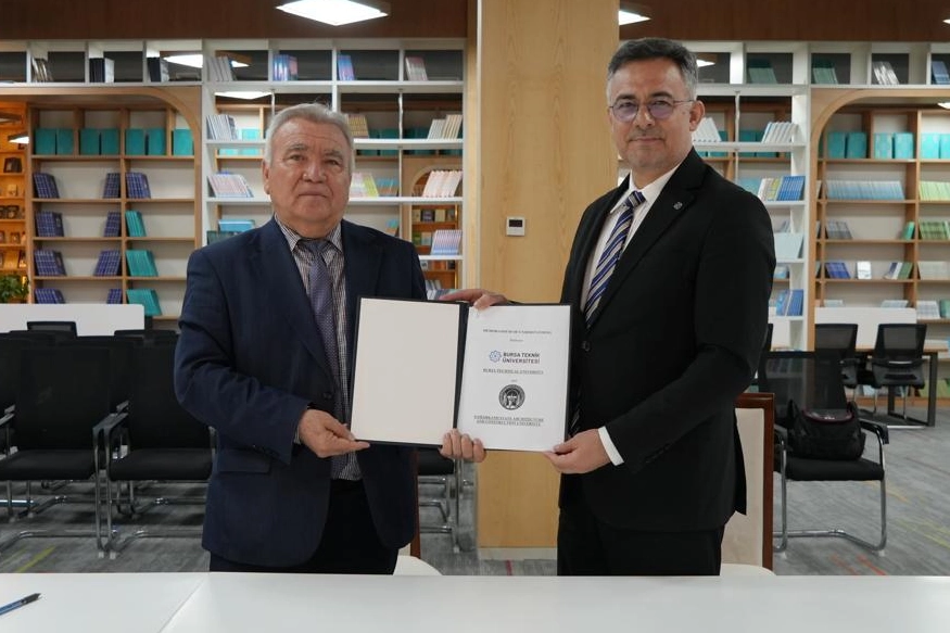 Bursa Teknik Üniversitesi Rektörü Prof. Dr. Naci Çağlar Özbekistan'da Türk dünyasıyla bilim köprüleri kuruyor
