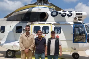 Korudağ'da orman yangınlarına karşı alınan önlemler ve teyakkuzda bekleyen yangın helikopteri