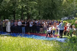 Bilecik Güde Köyü'nde düzenlenen yağmur ve şükür duası etkinliği