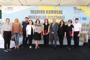 Osmangazi'de 'Yaşayan Kamusal Mekanlar Festivali'nin açılışından genel görünüm