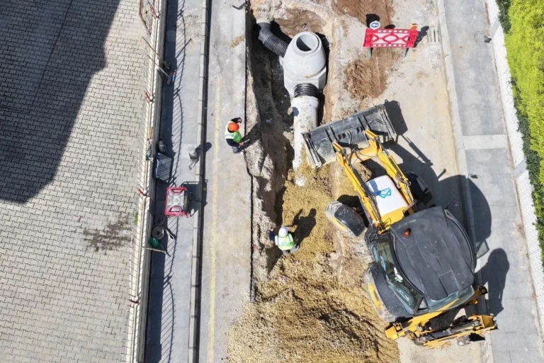 Mersin Tarsus Kavaklı Mahallesi'nde tamamlanan yağmursuyu altyapı çalışması