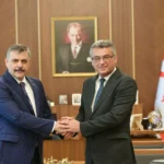 İçişleri Bakanı Mustafa Çiftçi, KKTC Cumhurbaşkanı Tufan Erhürman ile bir araya geldi