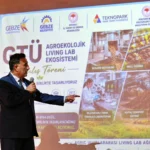 Gebze Teknik Üniversitesi'nde kurulan Agroekolojik Living Lab Ekosistemi açılış töreninden genel görünüm.