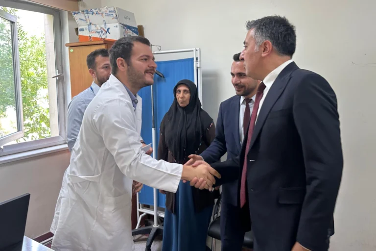 Batman Kozluk'ta sağlık hizmetleri incelemesi
