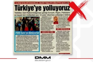 Dezenformasyonla Mücadele Merkezi, Almanya'nın göçmenleri Türkiye'ye gönderdiği iddialarını yalanladı