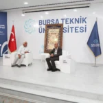Fuat Başar, Bursa Teknik Üniversitesi'nde 'İlim ve Sanat' konulu söyleşide konuştu.