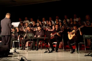 Keşan'da öğretmenlerin sahnelediği kültür ve sanat gecesi