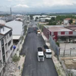 İnegöl'de yenilenen yollar ve asfaltlama çalışmaları
