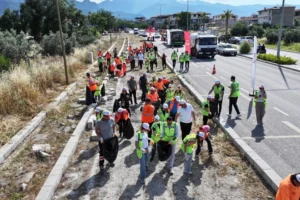Denizli Büyükşehir Belediyesi tarafından düzenlenen Çevre Haftası etkinliklerinden bir kesit
