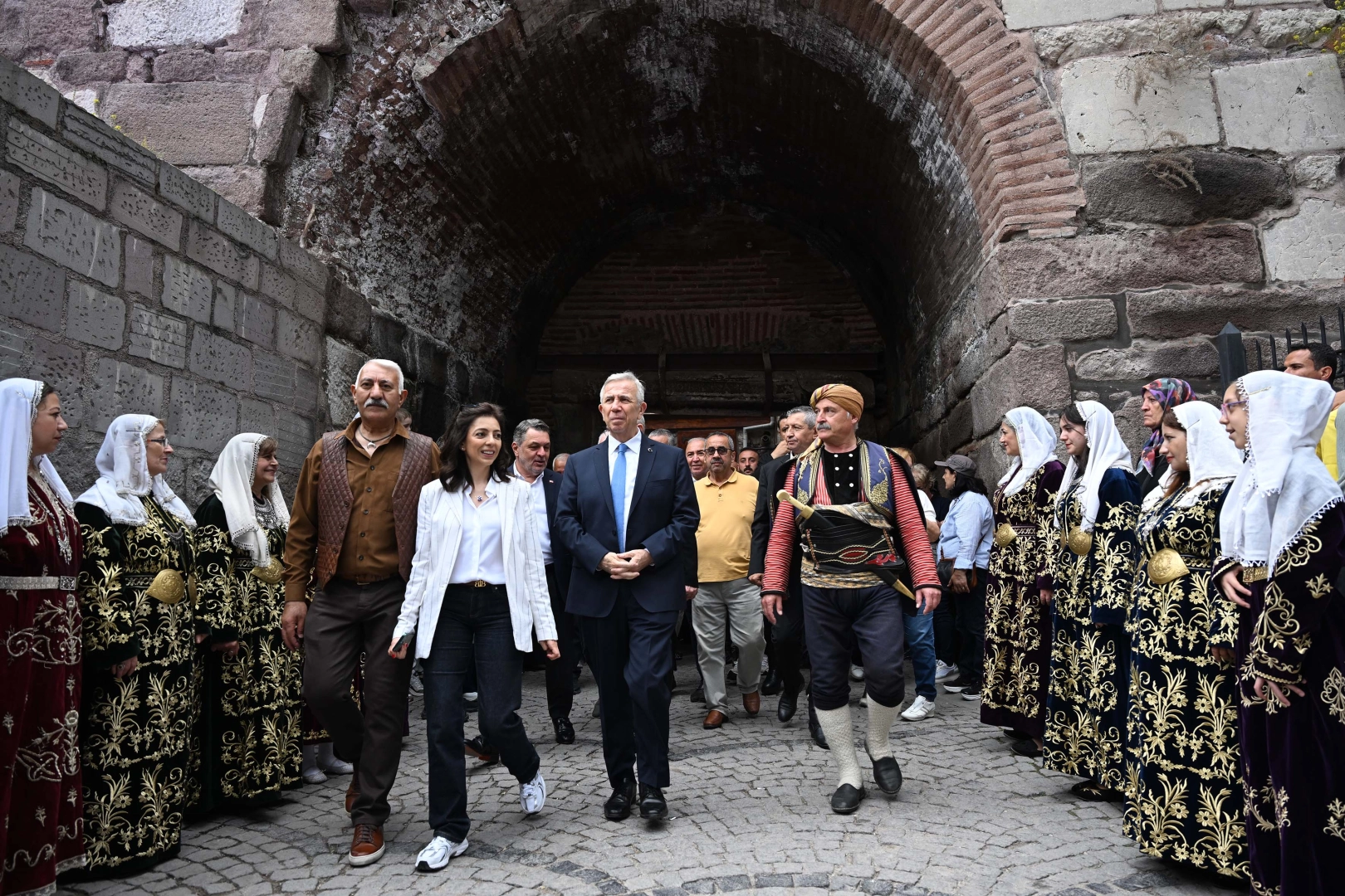 Ankara Kalesi'nde düzenlenen Kale Şenlikleri'nden genel bir görünüm.