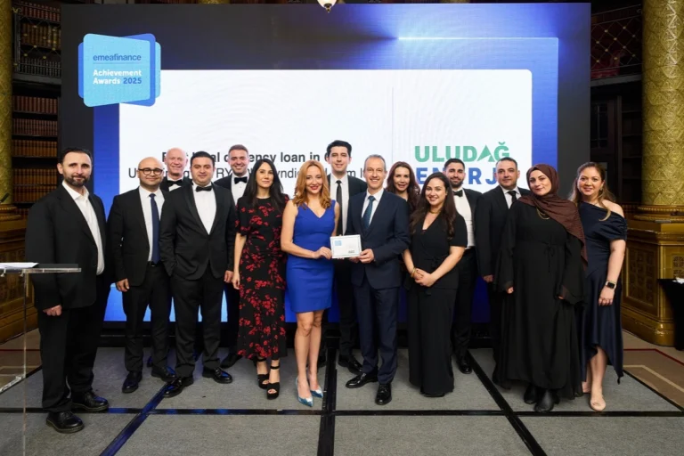 Uludağ Enerji Grubu'na EMEA Finance Achievement Awards'tan uluslararası finansman ödülü