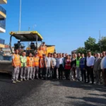 Antalya Yeniköy Mahallesi'nde asfalt çalışmaları devam ediyor