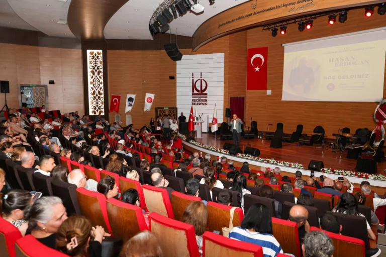 Halk ozanı Hasan Erdoğan Keçiören'de anıldı