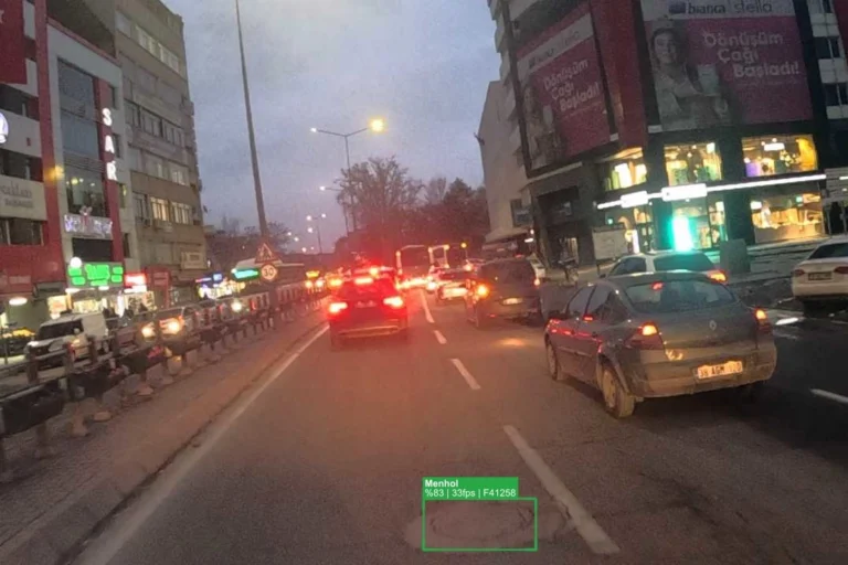 Kayseri Büyükşehir Belediyesi'nin yapay zeka destekli altyapı izleme sistemi görüntüsü