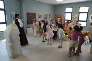 Keçiören'de açılan Türkiye'nin ilk Çocuk Sanat Müzesi'nin içinden bir görünüm