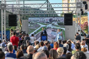 Balıkesir Şüheda Parkı açılış töreninden bir görüntü