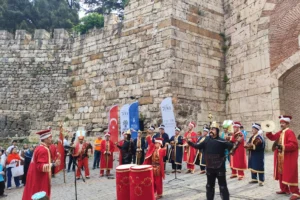 Bursa'nın Fethi'nin 700. yılı kapsamında düzenlenen mehter konseri