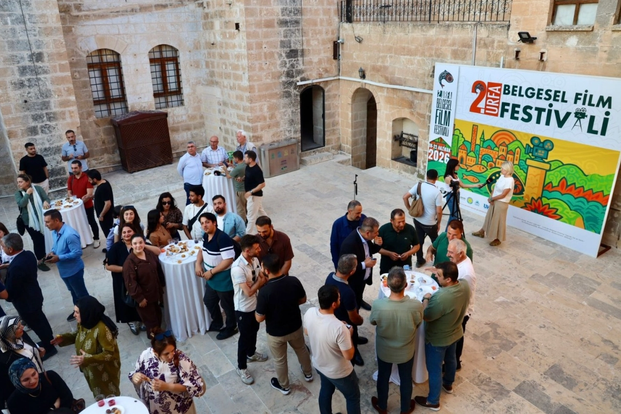 Urfa Belgesel Film Festivali açılışından genel plan