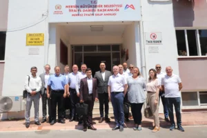 Akkuyu Nükleer Güç Santrali Rus heyeti, Mersin Büyükşehir Belediyesi İtfaiye Dairesi Başkanlığı'nı ziyaret etti.