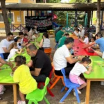 Bakırköy Belediyesi tarafından düzenlenen Babalar Günü etkinliğinde çocuklar ve babaları bir araya geldi.