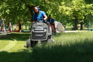 Osmangazi'de park ve bahçelerde yapılan bakım çalışmaları