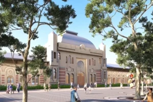 Sirkeci Garı'nın kültür ve sanat merkezi olarak yeniden düzenlenmesini gösteren görsel