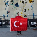 İnegöllü sporcu Emre Doğan, Innsbruck Boulder Dünya Kupası'nda Türkiye Milli Takımı adına yarışıyor.