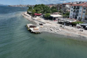 Değirmendere sahilinin yenilenen modern yüzü