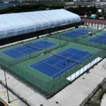 İzmit Tenis Spor Merkezi'ne eklenen 4 yeni kapalı tenis kortu