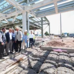 Kocaeli Sosyal Yaşam Merkezi inşaatının havadan görünümü