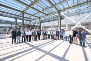 Kocaeli Sosyal Yaşam Merkezi inşaat alanından genel bir görünüm.