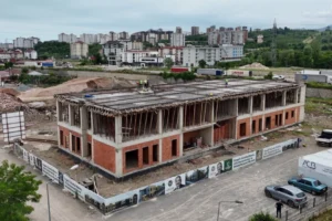 Ordu'da yapımı süren engelli gündüz bakım, aile danışmanlığı ve rehabilitasyon merkezi inşaatı