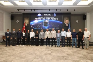 Kayseri Melikgazi Belediyesi ve Erciyes Üniversitesi iş birliğiyle geliştirilen milli meteoroloji uydusu KAY-SAT projesi.