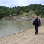 Manisa Salihli Damatlı Mahallesi'nde onarılan tarımsal sulama göleti