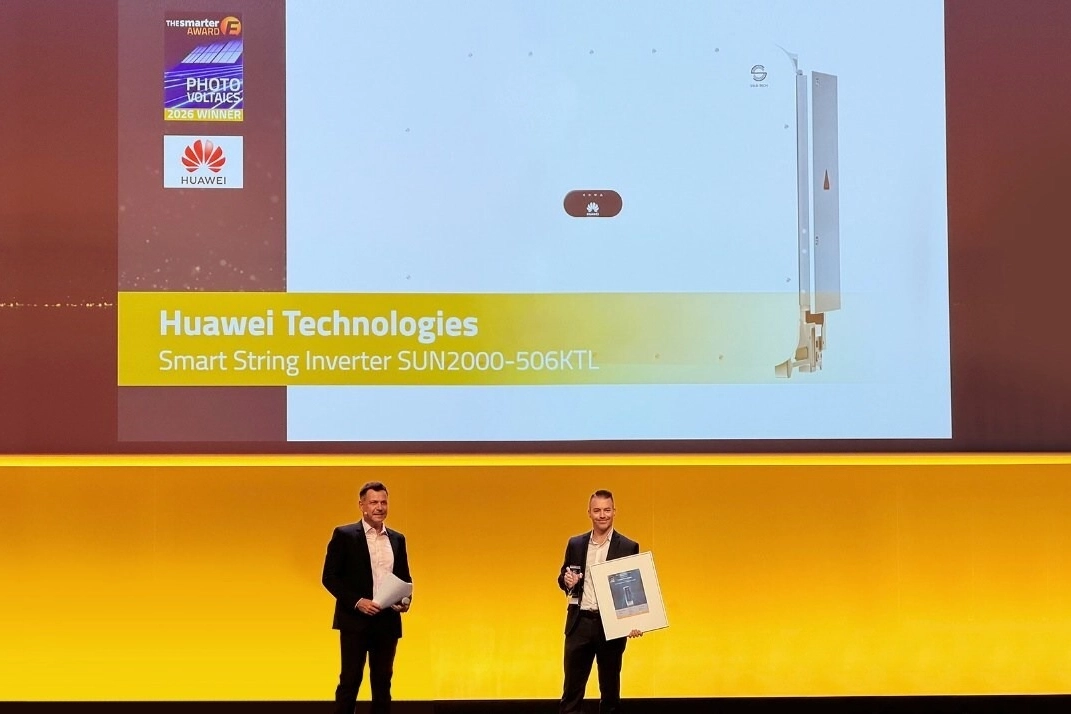 Huawei'nin Smarter E AWARD kazanan SUN2000-506KTL akıllı dizi invertörü