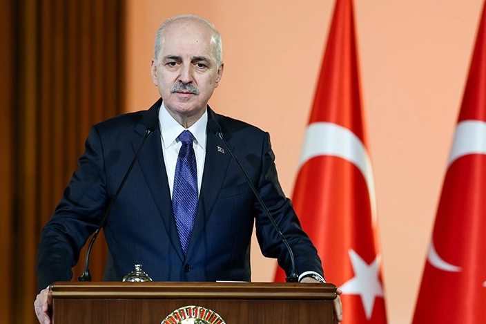 TBMM Başkanı Numan Kurtulmuş Venezuela'ya geçmiş olsun mesajı veriyor