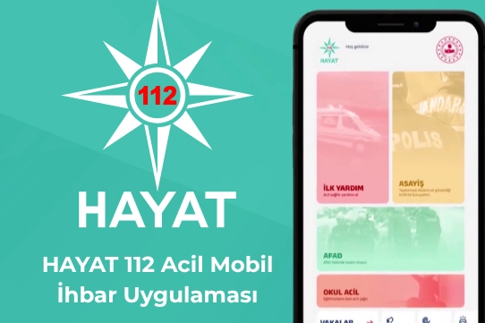 HAYAT 112 Acil Mobil Uygulaması ilk ayında 600 bini aştı, 7 bin acil vakaya dijital müdahale yapıldı