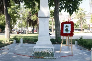 Şehit Şükrü Çavuş'un şehadetinin 106. yılında Mudanya'da düzenlenen anma töreni