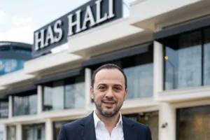 Has Halı'nın e-ticaret platformu üzerinden ürünlerini dijital olarak tanıttığı görsel